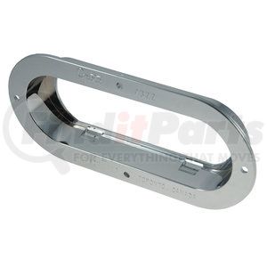 43223 by GROTE - Theft-Resistant Mounting Flange For 6" Oval Lights - Chrome Plated