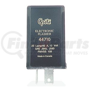 44710 by GROTE - 2 Pin Flasher - 20 Light Heavy Duty Electronic