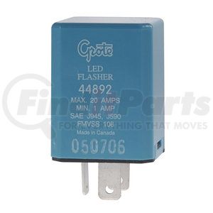 44892 by GROTE - 3 Pin Flasher - North American (JSO) Pinout