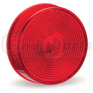 458123 by GROTE - CLR/MARKER, 2.5"DIA, RED, SLD w/ OPTIC LEN, BULK