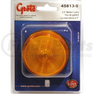 45813-5 by GROTE - CLR/MKR2.5",YEL,SLD W/OPTIC LENS,RETAIL