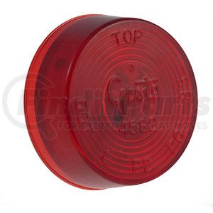 45822 by GROTE - CLR/MKR LMP,2" DIA.,RED,SLD W/OPTIC LENS