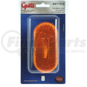 46713-5 by GROTE - Single-Bulb Oval Clearance Marker Lights, Built-in Reflector