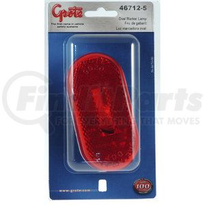 46712-5 by GROTE - Single-Bulb Oval Clearance Marker Lights, Built-in Reflector