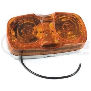 46783 by GROTE - Two-Bulb Square-Corner Clearance Marker Light - Die-Cast