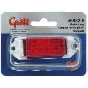 46882-5 by GROTE - CLR/MARKER LAMP, RED, ECONOMY, RETAIL PACK