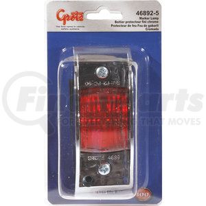 46892-5 by GROTE - Chrome-Armored Clearance Marker Lights, Red