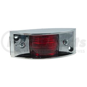 46892 by GROTE - Chrome-Armored Clearance Marker Light - Red