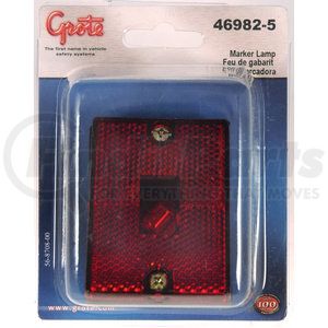 46982-5 by GROTE - Rectangular Submersible Clearance Marker Lights with Built-In Reflectors, Replacement Part