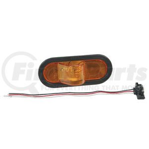 52253 by GROTE - Economy Oval Side Turn Marker Lights, Amber Kit (52193 + 92420 + 67090)
