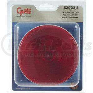 52922-5 by GROTE - STT LAMP, 4", RED, ECONOMY, RETAIL PACK