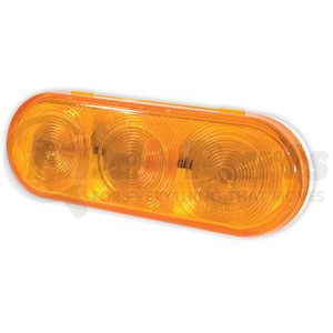 54163 by GROTE - SuperNova NexGenTM Oval LED Stop Tail Turn Light - Male Pin, Amber