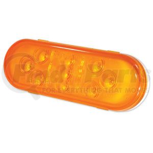 54133 by GROTE - SuperNova 9-Diode Oval LED Stop Tail Turn Lights, Male Pin, Amber