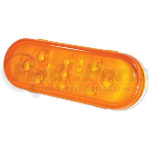 54143 by GROTE - SuperNova 9-Diode Oval LED Stop Tail Turn Lights, Hard Shell Connector, Amber