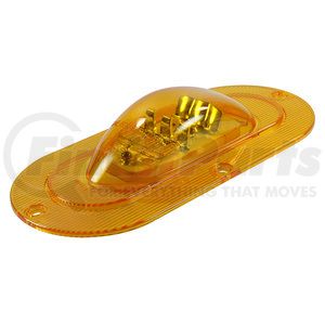 54203 by GROTE - SuperNova Oval LED Side Turn Marker Light - Integrated Flange Mount, Male Pin