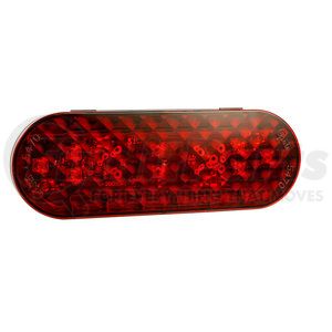 54752 by GROTE - 6" Oval LED Stop / Tail / Turn Light - Male Pin Termination