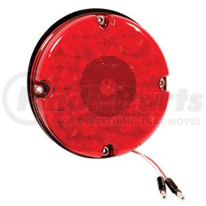 55982 by GROTE - 7" LED Stop / Tail / Turn Light - Turn Light, Single Function, w/ Reflex