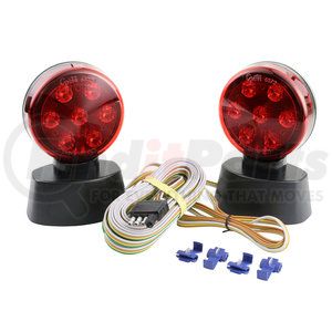 65720-5 by GROTE - MAGNETIC TOWING KIT, RED, LED