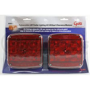 65880-5 by GROTE - RED,LED TRAILER LIGHTING KIT,W/O CLR/MKR