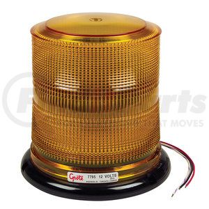 77953 by GROTE - Beacon Light - LED, Amber, 0.4 AMP, Permanent Mount, Class I, High Profile