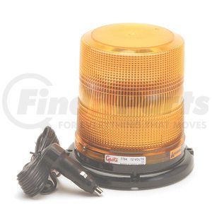 77843 by GROTE - Strobe Light - Round, LED, Amber, 18 Gauge, Magnetic Mount, High Profile, Tall Lens