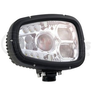 84641-5 by GROTE - Snow Plow Light - LED, White, Clear Lens, Right, 12-30V, Swivel Mount, Projector Beam