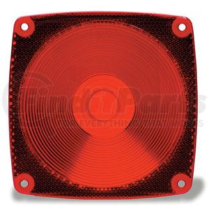 92792 by GROTE - Stop Tail Turn Replacement Lenses, 440 Series Front Lens, Red