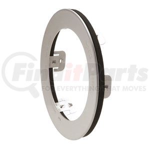93683-3 by GROTE - Stainless Steel Snap-In Theft-Resistant Flange For 4" Round LED Lights - 4 1/2" Size, Multi Pack