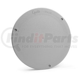 94380-4 by GROTE - Snap-In Cover Plates, 4" Round, Gray