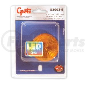 G3003-5 by GROTE - CLR/MKR2",YEL,HI CNT?aoLED (9 DIODE),RTL