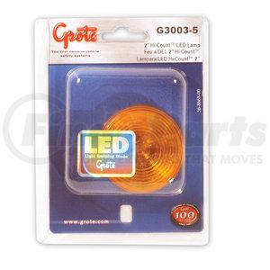 G3003-5 by GROTE - CLR/MKR2", YEL, HI CNTTMLED (9 DIODE), RTL