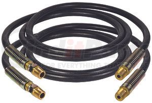 MCP615S by HALDEX - Midland Air Line Assembly - Tractor-Trailer Connection, 3/8 in. Hose I.D., 15 ft. Length, (1) Fixed and (1) Swivel Ends