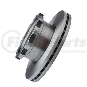 MPBR76617 by HALDEX - Disc Brake Rotor - Truck U Type