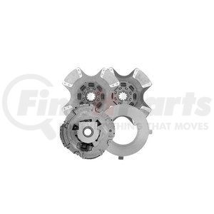 MU597SSCX by HALDEX - Transmission Clutch Kit - Remanufactured, Pull Type, Two Plate, Flat Flywheel, 2.0"-10 Spline