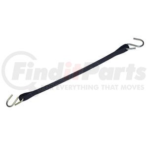 30107 by HALDEX - Tarp Strap - 15" Length with Crimped "S" Hooks, Durable and Reliable for Heavy-Duty Use