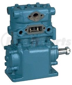 101242X by HALDEX - LikeNu Tu-Flo® TF400 Air Brake Compressor - Remanufactured, 4-Hole Base Mount, Pulley Driven, Water Cooling