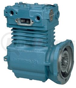 107513X by HALDEX - LikeNu Tu-Flo® TF550 Air Brake Compressor - Remanufactured, Flange Mount, Engine Driven, Air/Water Cooling