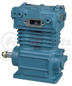 107866X by HALDEX - LikeNu Tu-Flo® TF550 Air Brake Compressor - Remanufactured, 4-Hole Base Mount, Pulley Driven, Air/Water Cooling