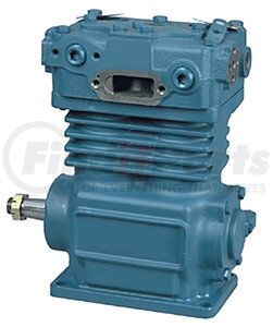 108110X by HALDEX - LikeNu Tu-Flo® TF550 Air Brake Compressor - Remanufactured, 4-Hole Base Mount, Pulley Driven, Air/Water Cooling