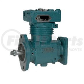 108261X by HALDEX - LikeNu Bendix® BX2150 Air Brake Compressor - Remanufactured, Flange Mount, Engine Driven, Air/Water Cooling