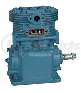 229154X by HALDEX - LikeNu Tu-Flo® TF400 Air Brake Compressor - Remanufactured, 4-Hole Base Mount, Pulley Driven, Air Cooling