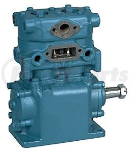 227401X by HALDEX - LikeNu Tu-Flo® TF400 Air Brake Compressor - Remanufactured, 4-Hole Base Mount, Pulley Driven, Water Cooling