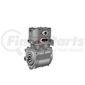 283692X by HALDEX - LikeNu Tu-Flo® TF500 Air Brake Compressor - Remanufactured, Flange Mount, Engine Driven, Water Cooling