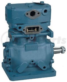 286536X by HALDEX - LikeNu Tu-Flo® TF501 Air Brake Compressor - Remanufactured, 6-Hole Base Mount, Pulley Driven, Air/Water Cooling