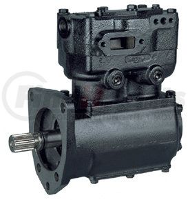 EL16120X by HALDEX - LikeNu EL1600 Air Brake Compressor - Remanufactured, 3-Hole Flange Mount, Gear Driven, Water Cooling