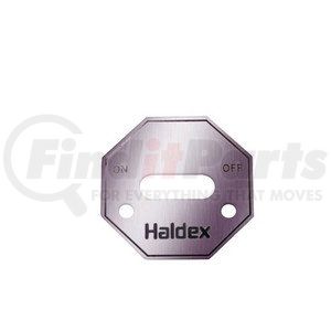 K145157 by HALDEX - Valve Faceplate - For Flipper Valve