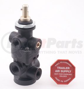 KN20025 by HALDEX - Push-Pull Trailer Air Supply Valve - 1/4 in. Exhaust and Delivery Ports, OEM N20961