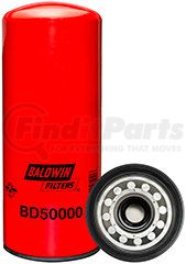 BD50000 by BALDWIN - High Efficiency Dual-Flow Lube Spin-on