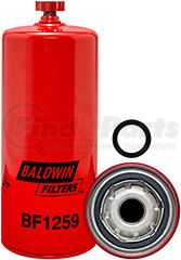 BF1259 by BALDWIN - Fuel/Water Separator Spin-on with Drain