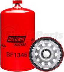 BF1346 by BALDWIN - Fuel Water Separator Filter - Spin-On, with Drain